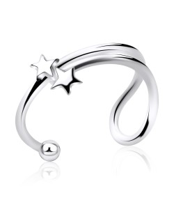 Dual Star Ear Cuff EC-102b (0.8)